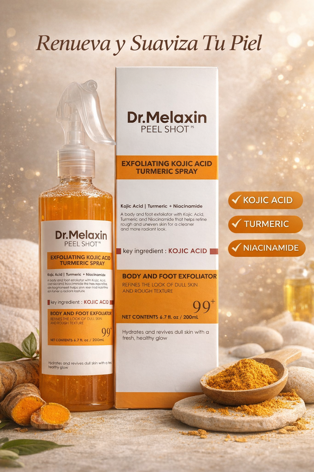 Dr. Melaxin Peel Shot™ Exfoliante Corpor